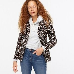 JCREW Leopard blazer sz 8